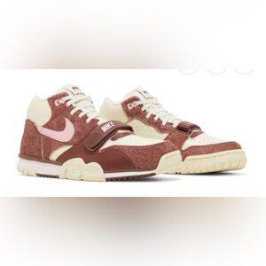Men’s Nike Air Trainer 1 Cream and Brown Sneakers Classic Design 9.5 NIB